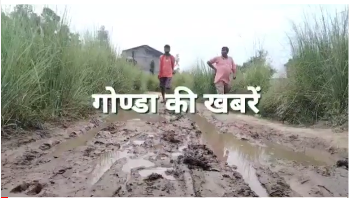 गोंडा : मकरन पुरवा गांव में ग्रामीणों को आने जाने के लिए कोई रास्ता नही , बेलई नाले पर ग्रामीणों ने पुल निर्माण कार्य कराने की किया मांग