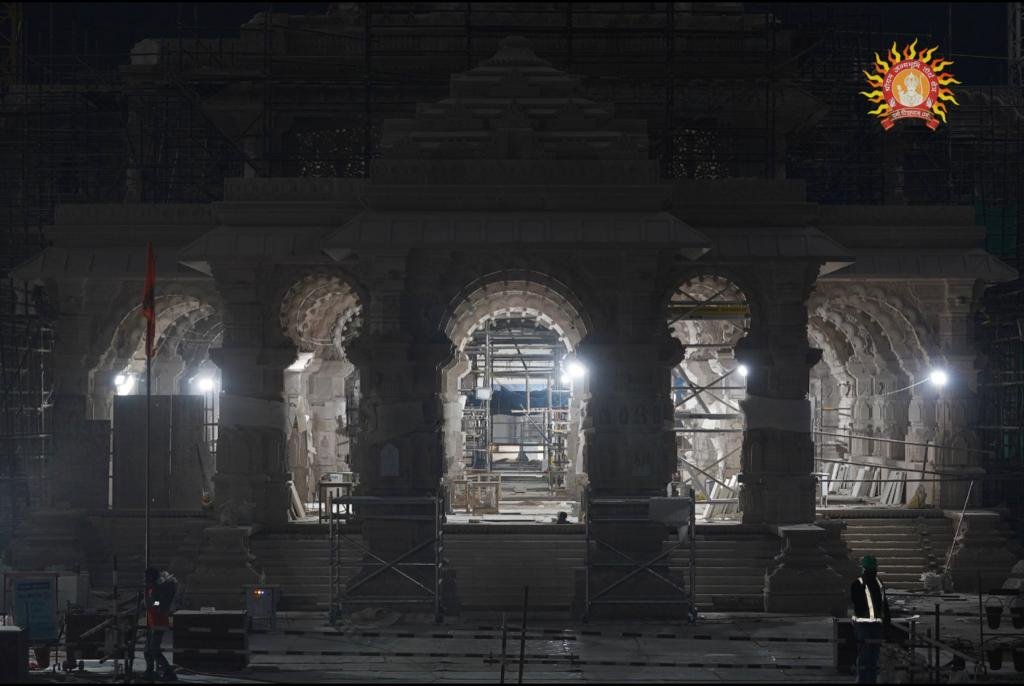 निर्माणाधीन श्री राम मंदिर और अब की अयोध्या.. 07.11.2023