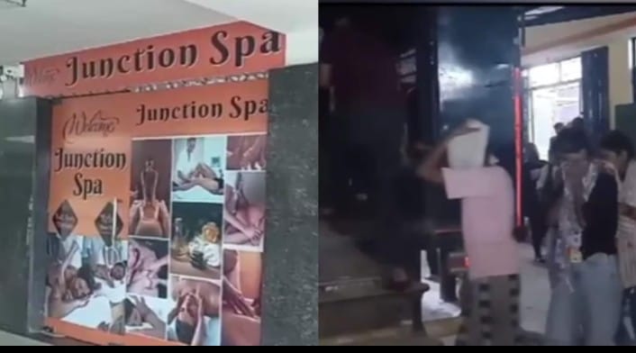 स्पा सेंटरो में सजी थी सेक्स क़ी मंडी… 13 लड़कियों सहित 20 लोग पकडे गए.. एक विदेशी युवती भी हुई अरेस्ट